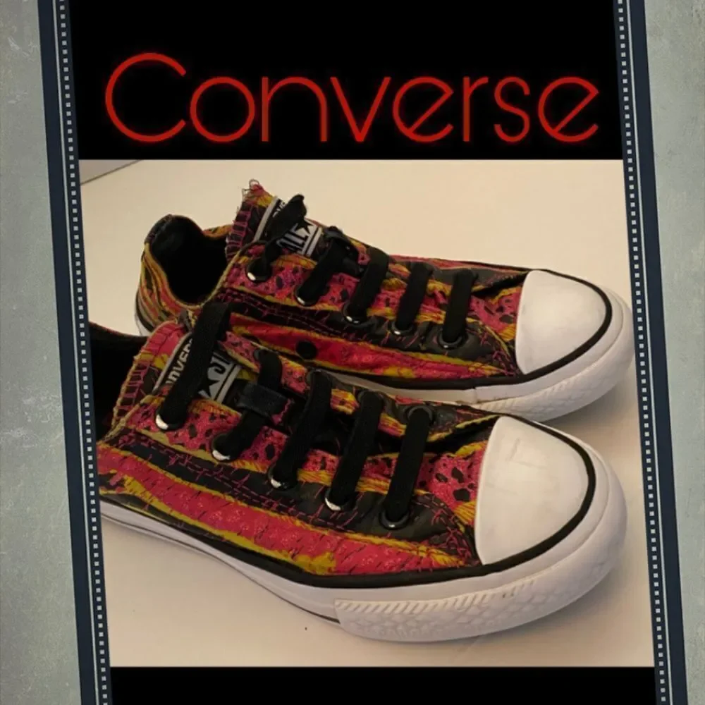 Converse All Star Girl's Animal Glitter Sneakers 12.5